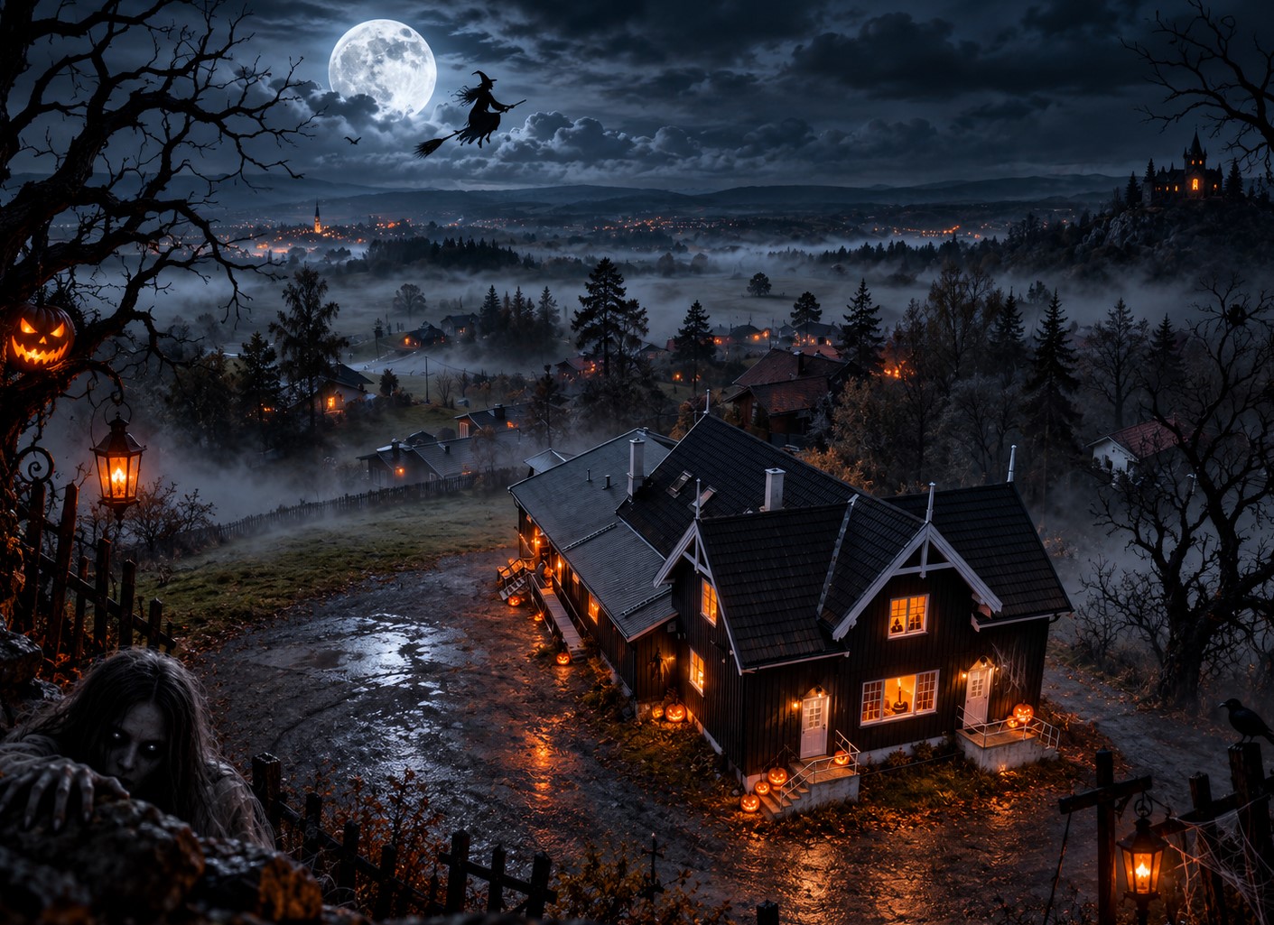 Artikkelbilde til artikkelen Halloween - Hjemsøkt hus på Haugvang